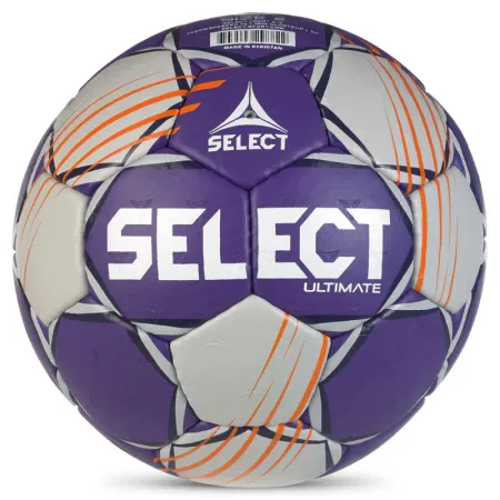Мяч ганд. SELECT Ultimate Official EHF V24, 1612858999, Senior(р.3), EHF Appr, ПУ, руч.сш, фиол-сер за 15&nbsp;504 ₽ купить в Твери