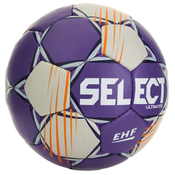 Мяч ганд. SELECT Ultimate Official EHF V24, 1612858999, Senior(р.3), EHF Appr, ПУ, руч.сш, фиол-сер за 15&nbsp;504 ₽ в Твери