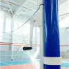 Волейбольные стойки универсальные со стаканами и механизмом натяжения троса ZAVODSPORTA за 41&nbsp;400 ₽ купить в Твери